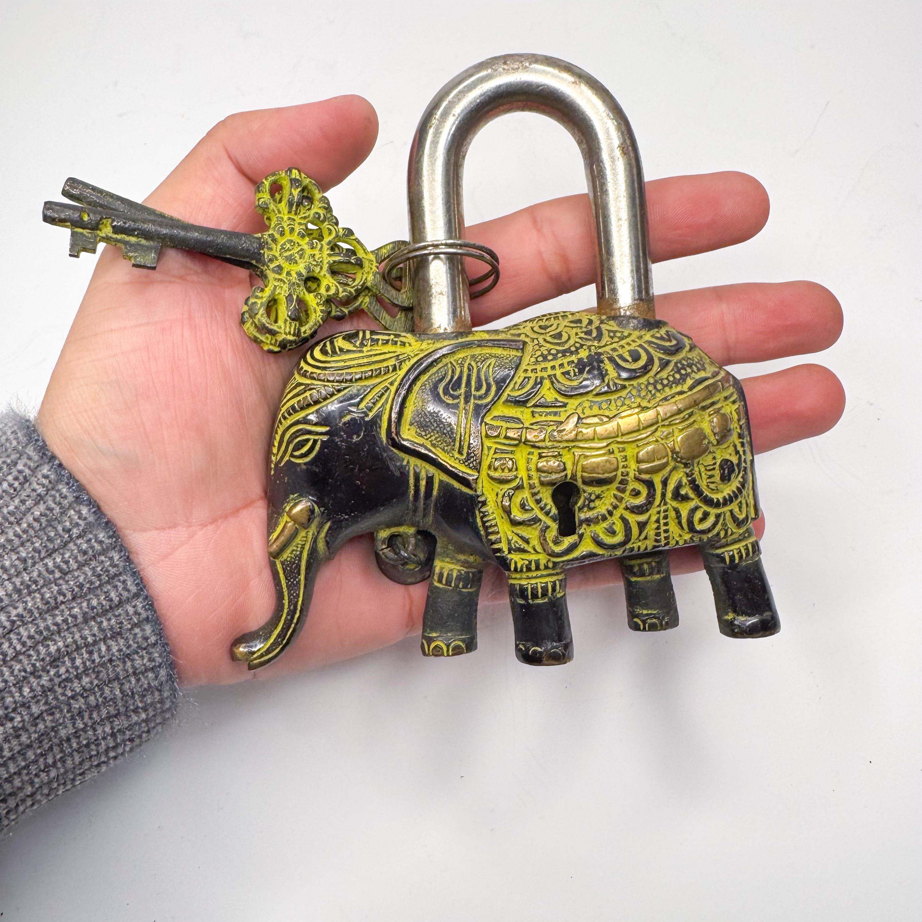 Handmade Lock Handmade Brass Padlocks With Vintage Treasure Keys - Antique Style ...