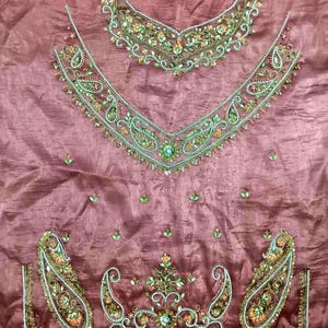Handmade Embroidered Panjabi Style Dress