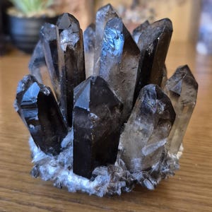 Stunning Natural Smoky Quartz Cluster