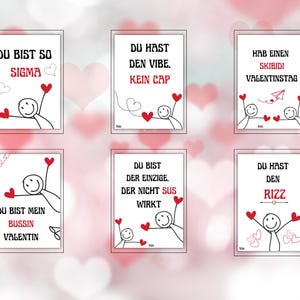 Valentine Card, Slang Kids Valentine&#39;s Day Cards, Funny Printable Classroom Valentine, Teen Tween School Valentines, Boys Valentines,