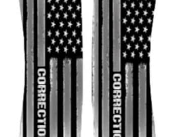 Corrections Officer Claw Clip | Thin Gray Line Hair Clip | CO Gift | Correctional Officer Accessory | First Responder Hair Clip