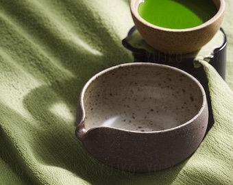 Ceramic Matcha Bowl, Handmade Ceramic Matcha Bowl, Mixing Bowl, Pottery Matcha, Beige Natural Bowl, Chawan, Gift for Family