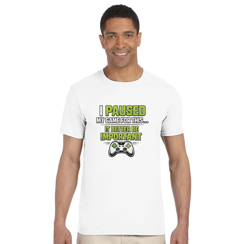 Funny Gamer Shirt, I Paused My Game, Video Game Humor Tee, Roblox Inspired Hoodie image 5