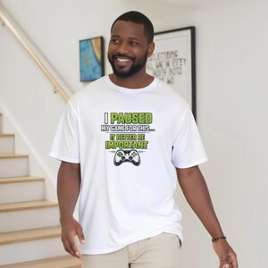 Funny Gamer Shirt, I Paused My Game, Video Game Humor Tee, Roblox Inspired Hoodie image 2