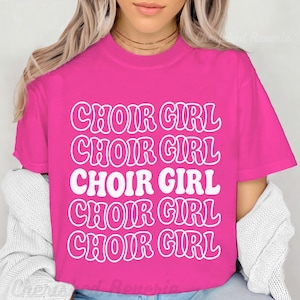 Choir Girl Cute Shirt, Singing Tshirt, Chorus Group Tee, Music Teacher Gift, Stack Choir Director Gift, All State Shirt, Worship Singer Top