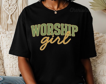 Christliche Anbetungsführer Shirt, religiöses Chor Geschenk, Glaube T-Shirt, Gruppen Musik T-Shirt, Jesus Liebhaber Tshirt, Kirche Dienst Praise Team T-Shirt