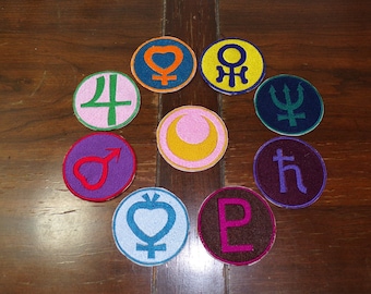 MADE TO ORDER 2.5 inch Sailor girl symbol iron on patch