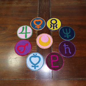 MADE TO ORDER 2.5 inch Sailor girl symbol iron on patch