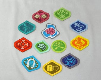 MADE TO ORDER - Psychonauts Merit Retro Gaming badge patch - complete set
