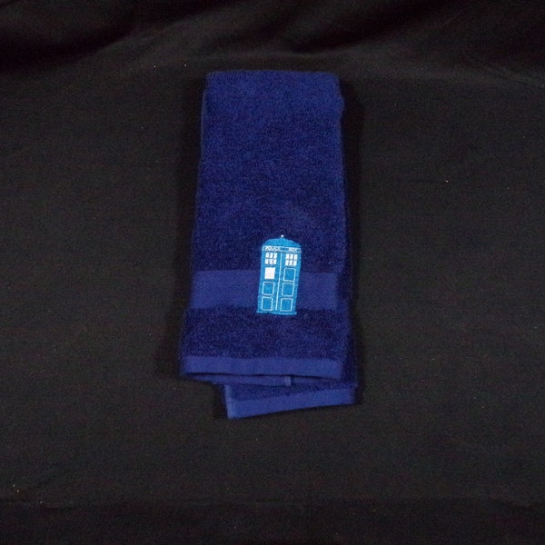 HECHO A PEDIDO - Doctor Who inspiró la toalla de mano Tardis