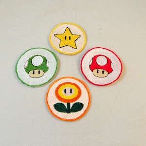 MADE TO ORDER - 2 inch Mario inspired retro video game patch