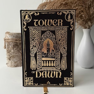 Tower of Dawn autorstwa Sarah J. Maas: Ręcznie wykonana oprawa (seria Throne of Glass - dostępne inne kolory)