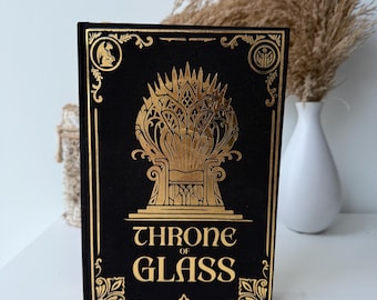 Throne of Glass by Sarah J. Maas: Handmade Rebind - TOG (More Colors Available)