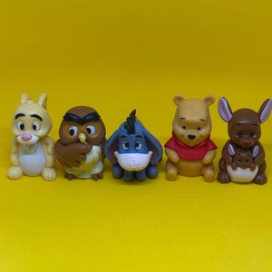 Decorazione per torta Winnie Pooh, topper con figure, statuine, decorazioni per torte, torta di compleanno per bambini