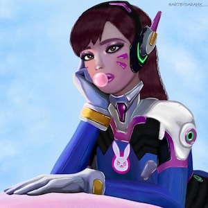 Overwatch: D.VA FANART