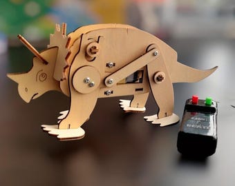 3D Dinosaurier STEM Baukasten: DIY Roboter Modellbau Set