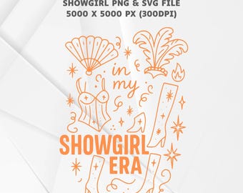 Doodle The Life Of A Showgirl Png Taylor Inspired Svg Vintage Shirt Design Tay Era Sublimation Album Icon Poster Eras Design