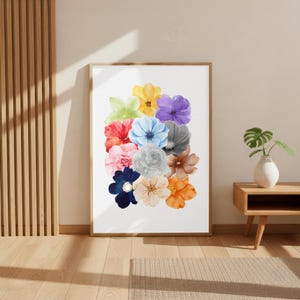 Impression d'art mural Taylor de l'époque, aquarelle de fleurs, décoration murale pour fille, dortoir d'une fille, art floral de Taylor, affiche d'album de l'époque, impression d'art Taylor subtile