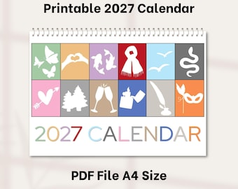 2027 Eras Calendar In My 2027 Era Lyric Calendar Printable Taylor Calendar Aesthetic Room Decor Monthly Calendar A4 Wall Calendar Planner