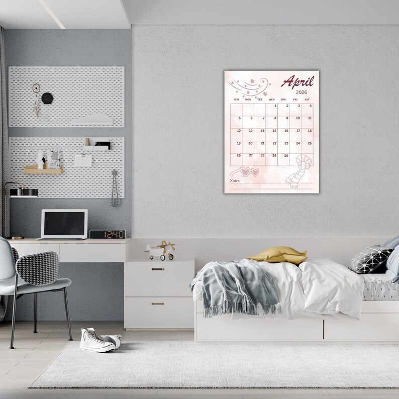 2026 Printable Calendar, Aesthetic Monthly Planner, Eras Inspired ...