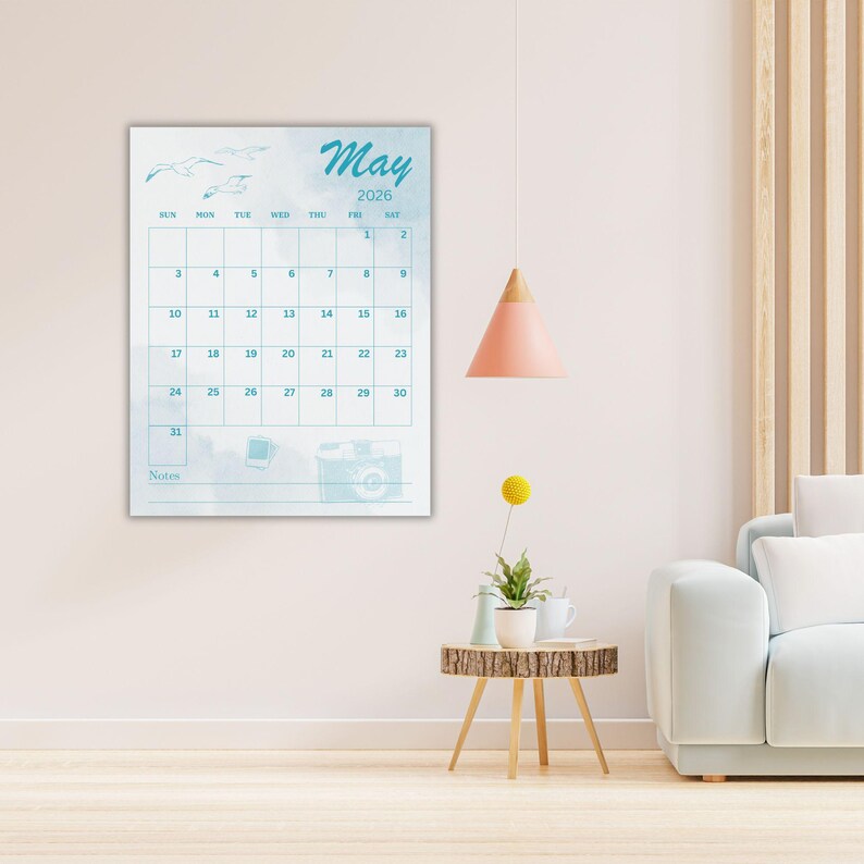 2026 Printable Calendar, Aesthetic Monthly Planner, Eras Inspired ...