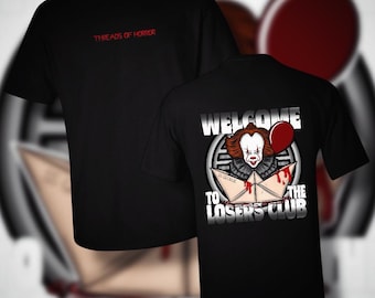 Horror Losers Club Pennywise IT Clown Tshirt