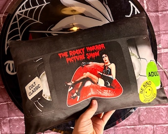 Rocky RHPS Picture Show Tim Curry Cult Classic Musical Horror Movie Cushion, VHS Tape Pillow, Retro Home Decor