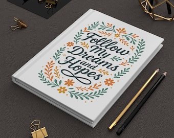 Floral Hardcover Journal: Inspirational Writing & Reflection