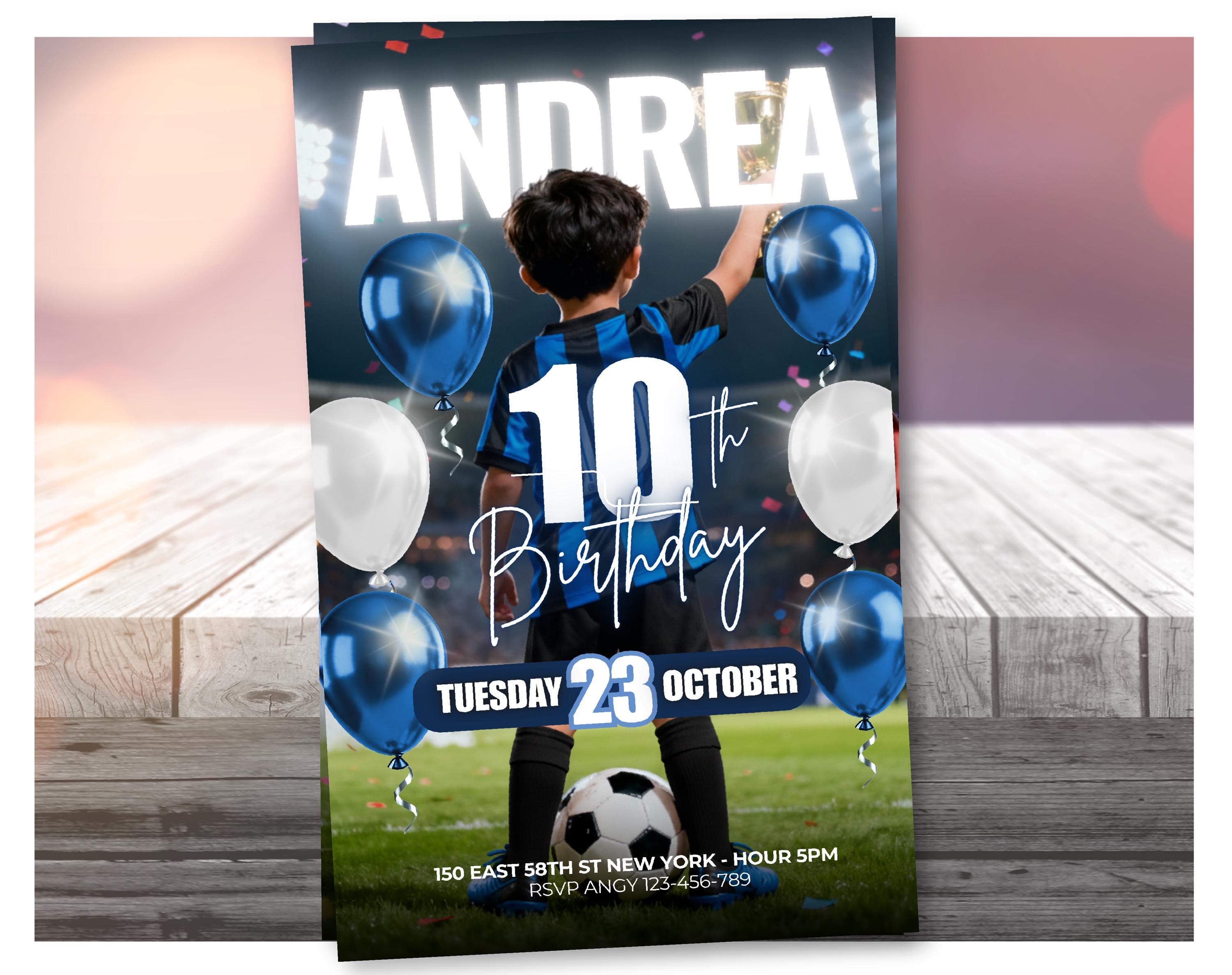 12 biglietti d'invito con 12 buste per il 7° compleanno dei bambini 7