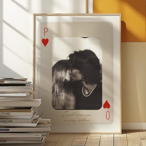 Jeu de cartes photo personnalisé - Cadeau personnalisé en impression numérique pour des occasions spéciales - Téléchargement numérique