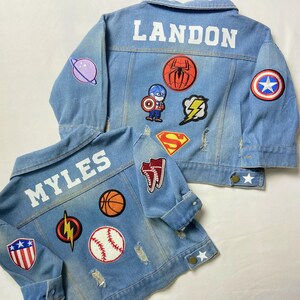 CUSTOMIZED DENIM JACKET - American font