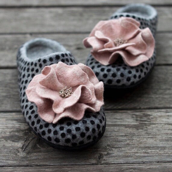 shoes with flowers on them
