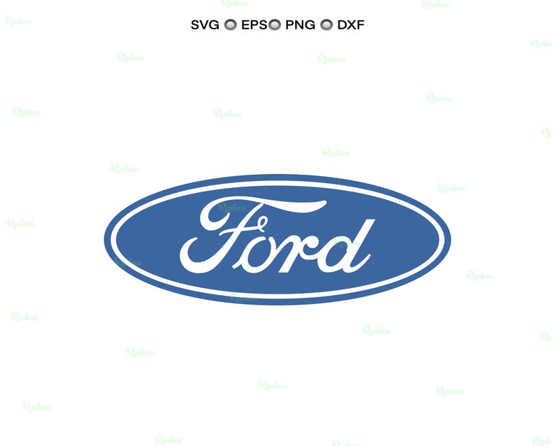 Ford Script Svg Ford Svg Cut File, Ford Logo Badge Emblem Vector Vinyl Decal Sticker ...