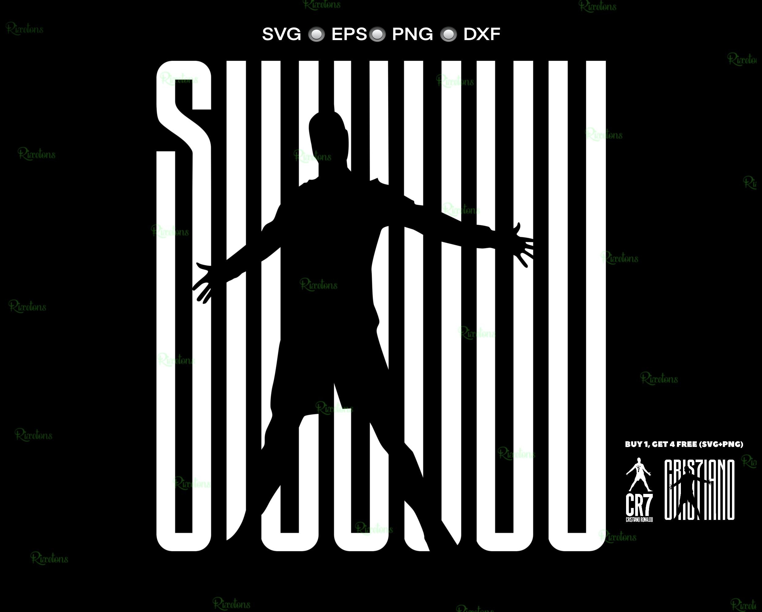 Cristiano ronaldo siuuuu svg - Etsy 日本