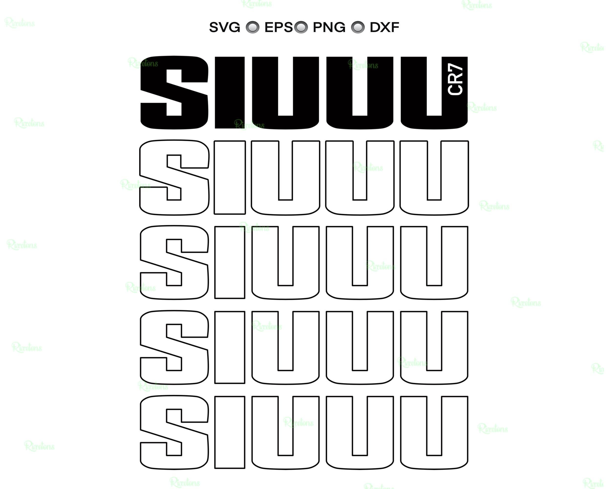 Cristiano ronaldo siuuuu svg - Etsy 日本