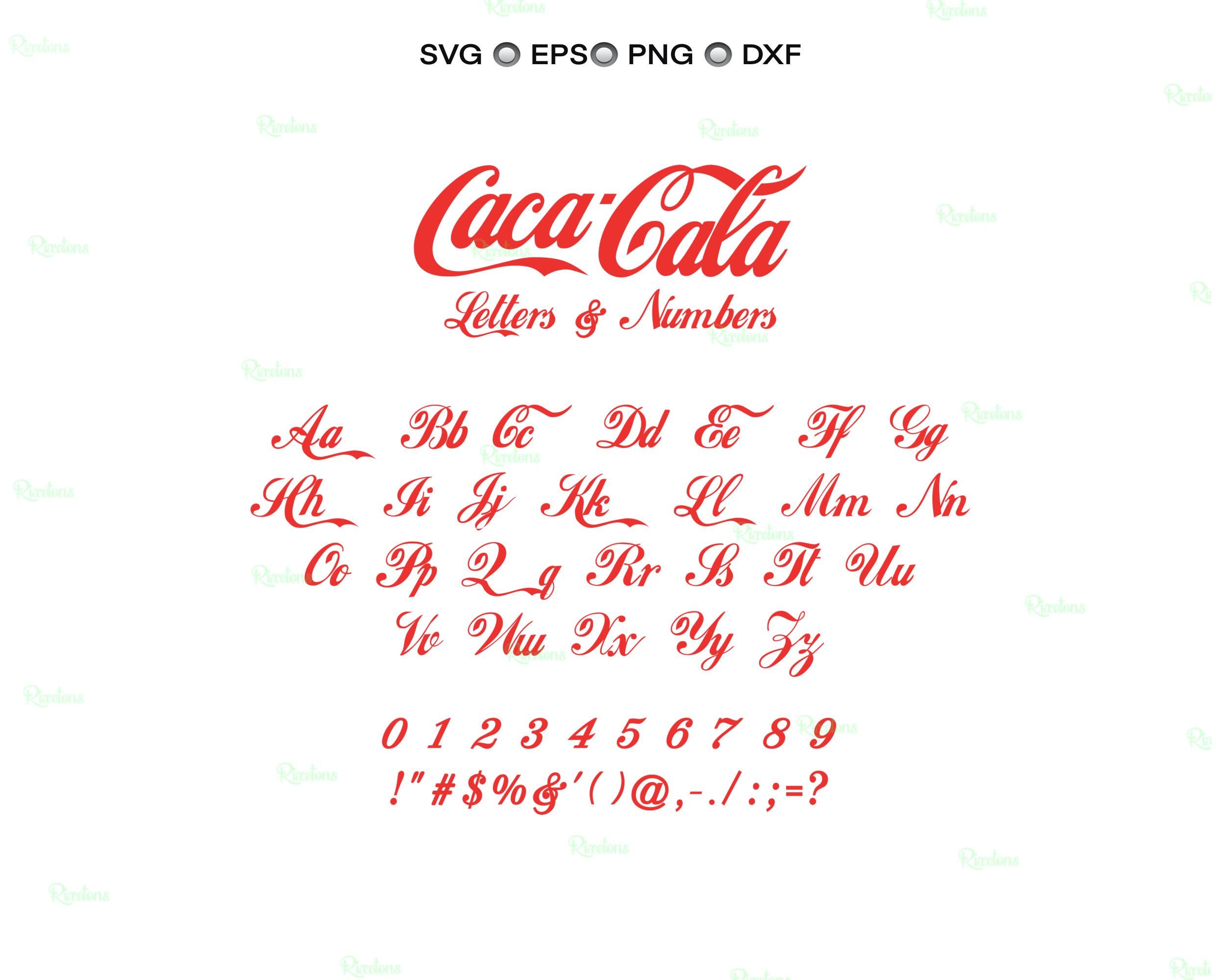 Coca cola alphabet - Etsy 日本