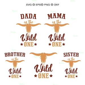 Wild One Western First Birthday Shirt, Western Birthday Svg, Cowboy Family Reunion, Family 1st Birthday Cowboy Themed, My First Rodeo Shirt