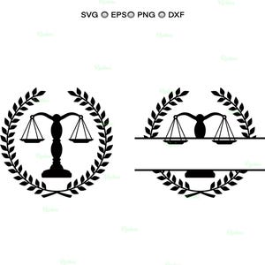 Scales Of Justice Svg, Lawyer Svg, Justice Scales Svg, Justice Svg, Law Scales Svg, Justice Symbols Lawyer, Law Office Decor, Attorneys Svg