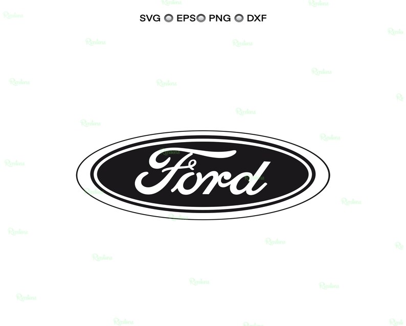 Ford Svg Cut File, Ford Logo Badge Emblem Vector Vinyl Decal Sticker ...
