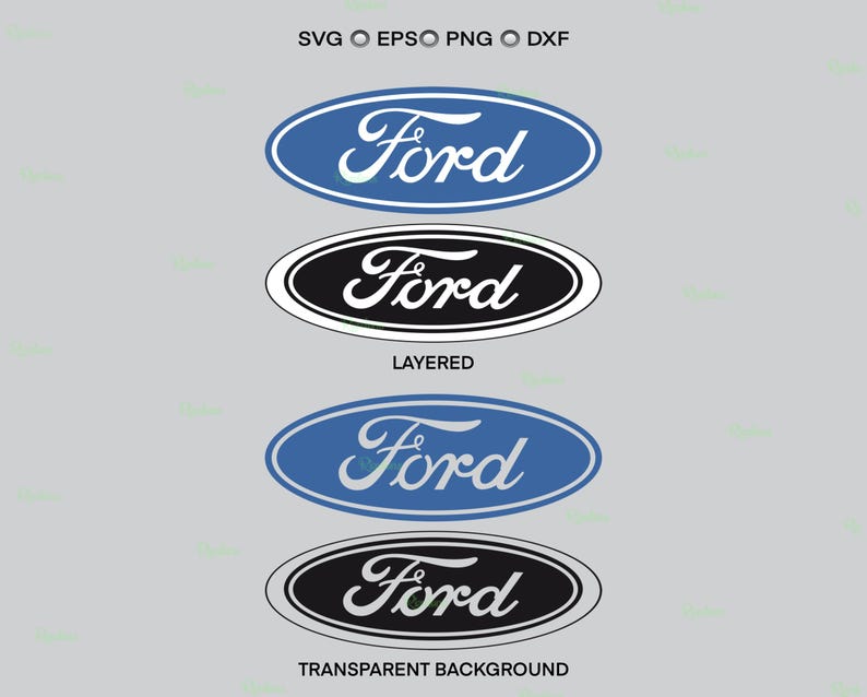 Ford Script Svg Ford Svg Cut File, Ford Logo Badge Emblem Vector Vinyl Decal Sticker ...