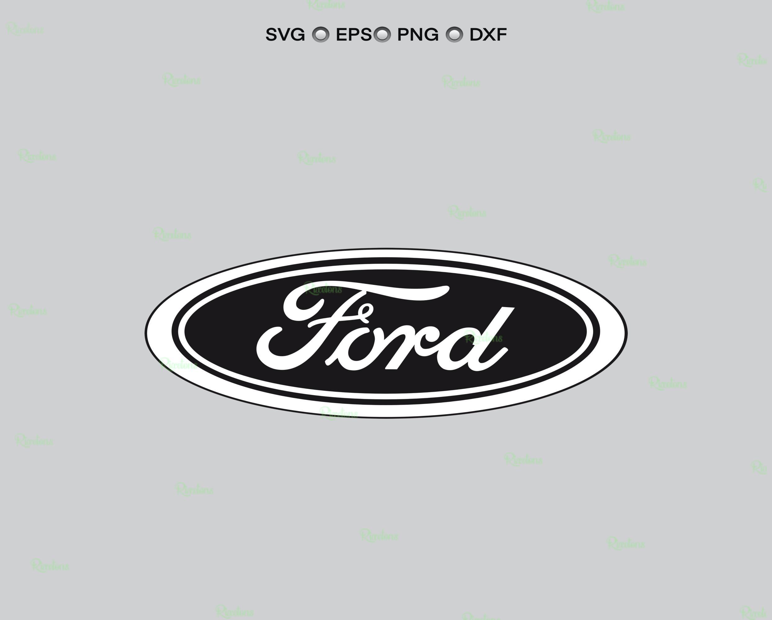Ford Svg Cut File, Ford Logo Badge Emblem Vector Vinyl Decal Sticker ...