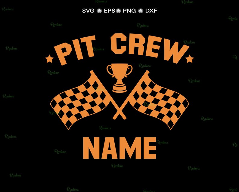 Pit Crew Svg Cut File for Cricut, Racing Shirts, Race Car 1st Birthday ...