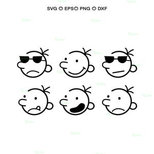 Diary Of A Wimpy Kid Svg, Greg Heffley Cut File, Rodrick Rules Clipart, Zoo-Wee Mama