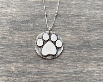 Paw Print Necklace