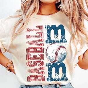 Retro Baseball Mom Shirt, Baseball Game Day Tee, Womens Baseball Mom Shirt, Sports Tee Gift For Baseball Lover, Baseball Season T-Shirt
