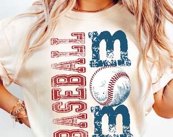 Retro Baseball Mom Shirt, Baseball Game Day Tee, Womens Baseball Mom Shirt, Sports Tee Gift For Baseball Lover, Baseball Season T-Shirt