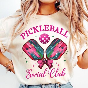 Pickleball Shirt, Pickleball Social Club Tee Retro Pickleball Shirt Pickleball Player Gift Pickleball Club Tee, Funny Pickleball Lover Shirt