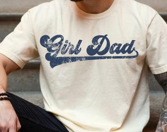 Girl Dad Shirt Father’s Day Gift from Daughter, Cool New Dad Tee, Girl Pregnancy Announcement, Funny Daddy T-Shirt, Gift for Dad to Be