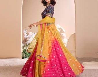 Designer Lehenga Set with Alia Cut Blouse