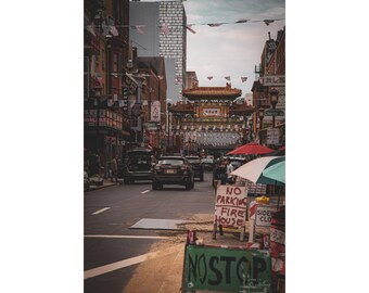 Philadelphia Chinatown Friendship Gate Fine Art Print, Vibrant Street Photography Pennsylvania Wall Art